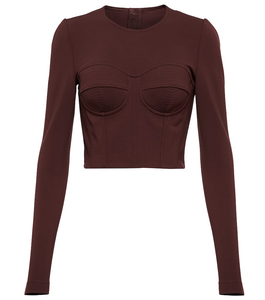 Кроп топ-бюстье Dolce&Gabbana, Marrone Scuro 3
Кроп топ-бюстье Dolce&Gabbana, Marrone Scuro 3