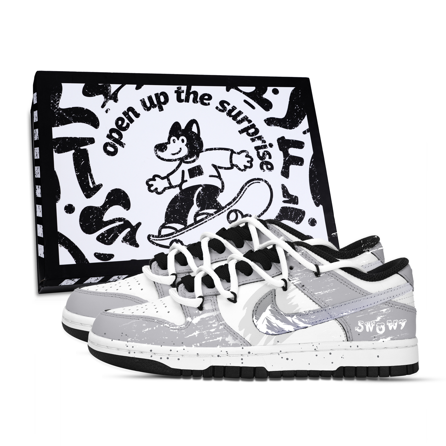 Nike Данк танцующие снежинки противоскользящие износостойкие низкие скейтборд кроссовки унисекс черный белый серый черный белый серый, цвет Black White Gray
Nike Данк танцующие снежинки противоскользящие износостойкие низкие скейтборд кроссовки унисекс черный белый серый черный белый серый, цвет Black White Gray