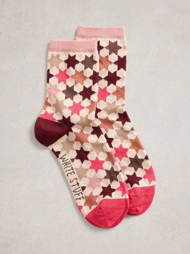 Хлопковые носки Star до щиколотки White Stuff, Pink/Multi
Хлопковые носки Star до щиколотки White Stuff, Pink/Multi