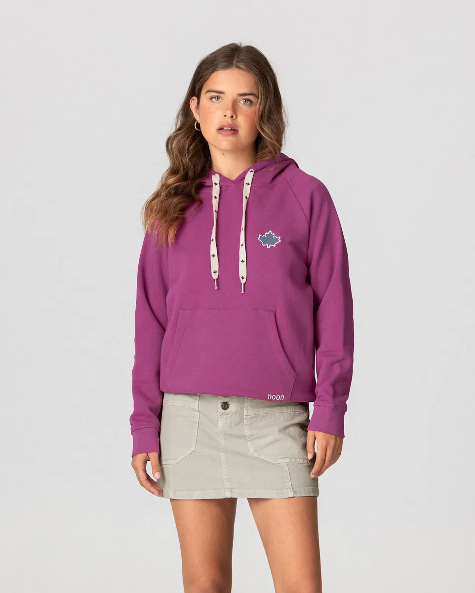 Женская толстовка с капюшоном и карманом-кенгуру Noon, фиолетовый 
Женская толстовка с капюшоном и карманом-кенгуру Noon, фиолетовый