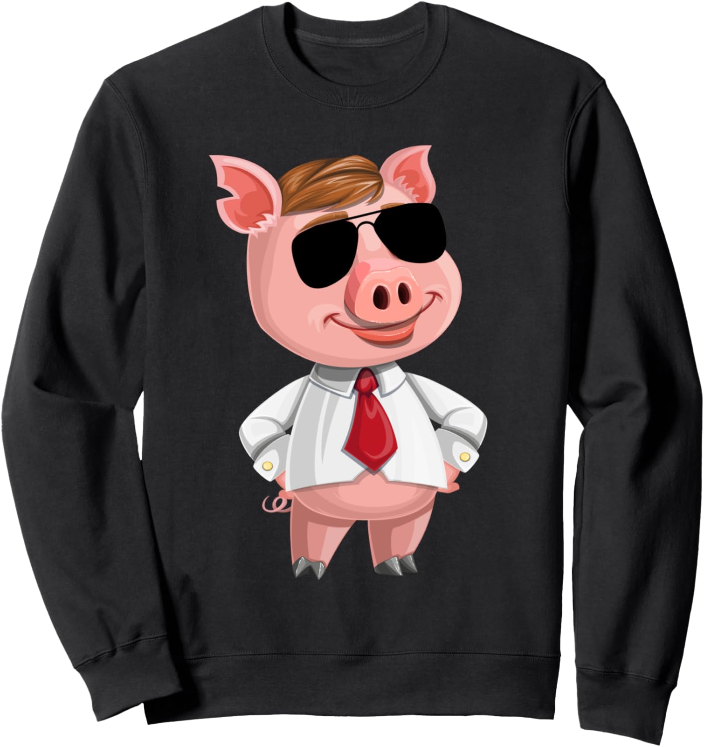 Крутая свинка в солнцезащитных очках, толстовка с солнцезащитными очками Pig Lover Presents, черный
Крутая свинка в солнцезащитных очках, толстовка с солнцезащитными очками Pig Lover Presents, черный