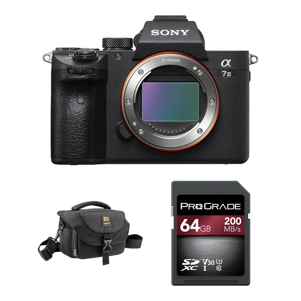 Беззеркальная камера Sony a7 III Mirrorless Camera with Basic Bundle
Беззеркальная камера Sony a7 III Mirrorless Camera with Basic Bundle