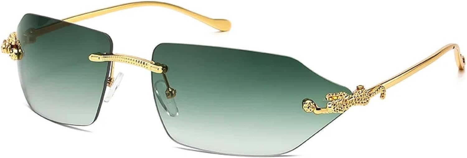 Модные женские солнцезащитные очки с металлическим оправой «кошачий глаз», мужские с леопардовым принтом, в стиле стимпанк. Стильные и универсальные TVTBBVV, Gradient Green
Модные женские солнцезащитные очки с металлическим оправой «кошачий глаз», мужские с леопардовым принтом, в стиле стимпанк. Стильные и универсальные TVTBBVV, Gradient Green