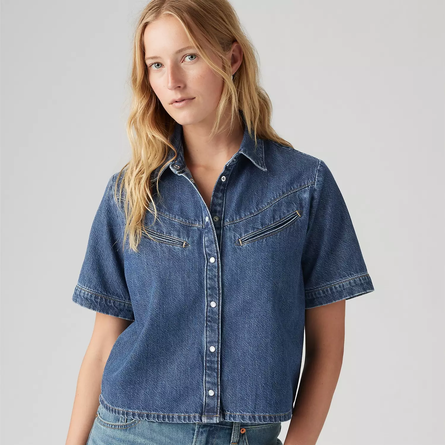 Футболка Rinoa Camp Levi's, цвет Sledge Sister - Medium Wash 
Футболка Rinoa Camp Levi's, цвет Sledge Sister - Medium Wash