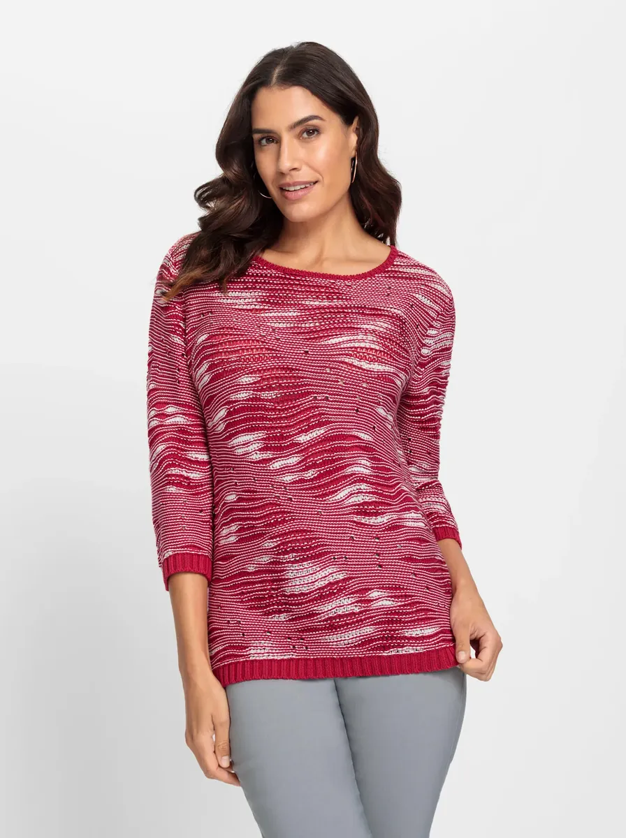 Свитер с круглым вырезом "Свитер", цвет Erdbeere-Gemustert
Свитер с круглым вырезом "Свитер", цвет Erdbeere-Gemustert