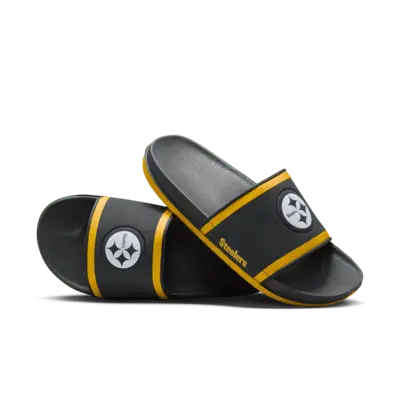 Шлепанцы Nike Offcourt (NFL Pittsburgh Steelers) Slide, цвет Anthracite/University Gold/White
Шлепанцы Nike Offcourt (NFL Pittsburgh Steelers) Slide, цвет Anthracite/University Gold/White