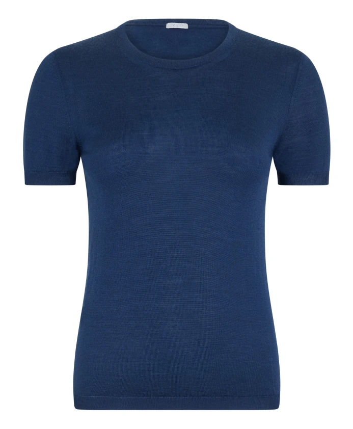 Свитер с круглым вырезом из кашемира и шелка Malo, синий
Свитер с круглым вырезом из кашемира и шелка Malo, синий