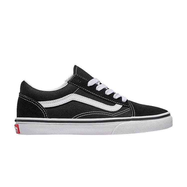 Кроссовки Vans Old Skool Kids 'Black White', черный
Кроссовки Vans Old Skool Kids 'Black White', черный
