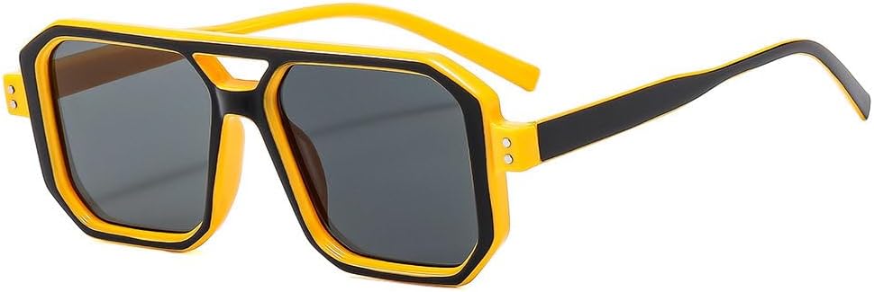 Винтажные солнцезащитные очки с двойной перемычкой для женщин, роскошная оправа, солнцезащитные очки для женщин с защитой от УФ-излучения UV400, SUN4714 Generic, Yellow
Винтажные солнцезащитные очки с двойной перемычкой для женщин, роскошная оправа, солнцезащитные очки для женщин с защитой от УФ-излучения UV400, SUN4714 Generic, Yellow