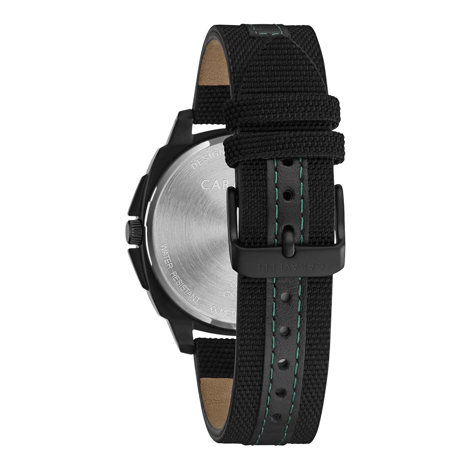 Мужские часы из черного нейлона и кожаного ремешка — 45B155 Caravelle by Bulova
Мужские часы из черного нейлона и кожаного ремешка — 45B155 Caravelle by Bulova