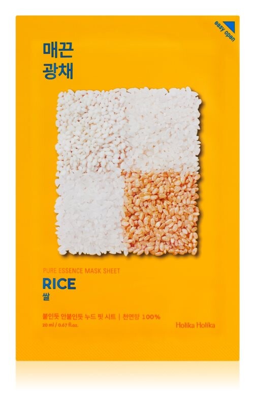 Платиновая маска, придающая коже сияние и жизненную силу Holika Holika Pure Essence Rice
Платиновая маска, придающая коже сияние и жизненную силу Holika Holika Pure Essence Rice