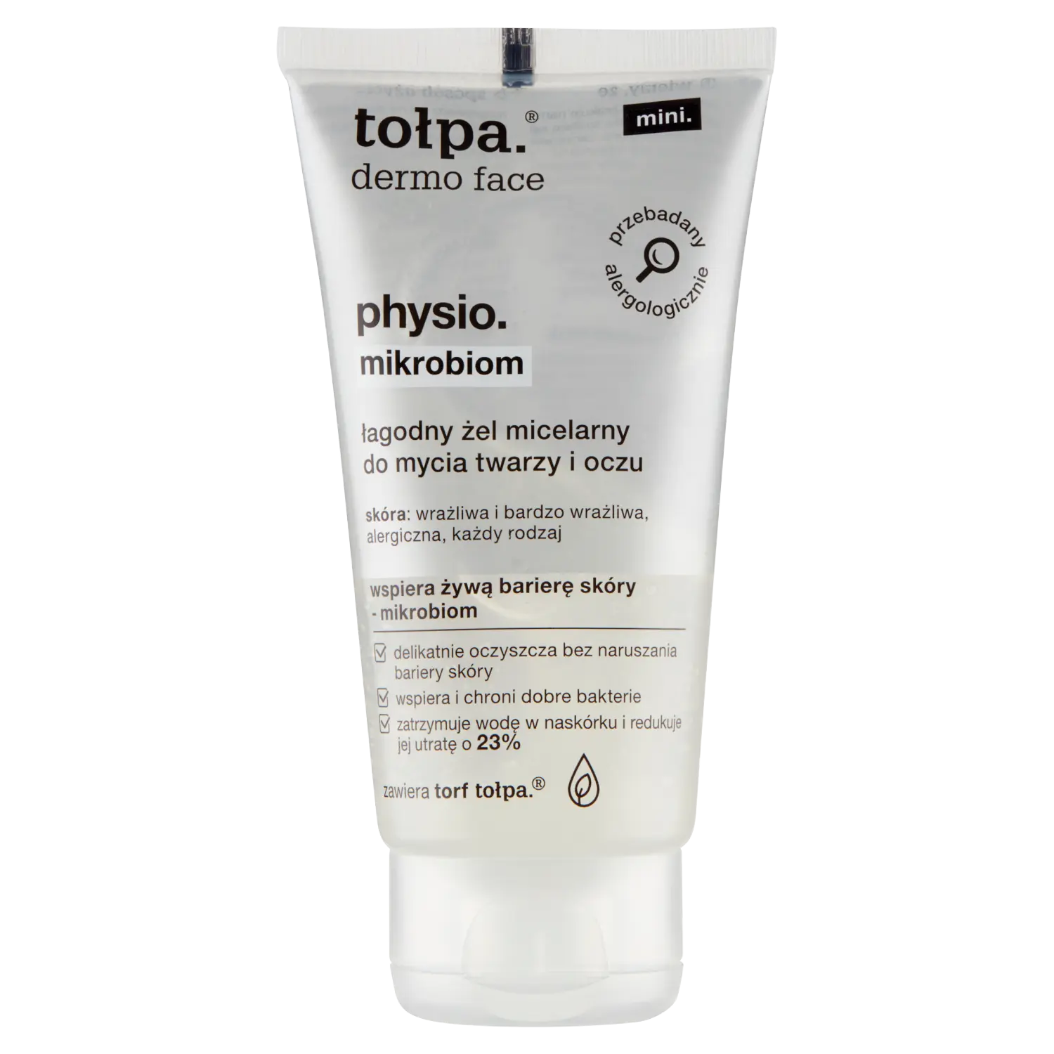 Tołpa Dermo Face Physio мягкий гель для умывания лица и глаз, 75 мл 
Tołpa Dermo Face Physio мягкий гель для умывания лица и глаз, 75 мл