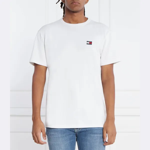 Футболка классического кроя со значком Tommy Hilfiger, белый
Футболка классического кроя со значком Tommy Hilfiger, белый