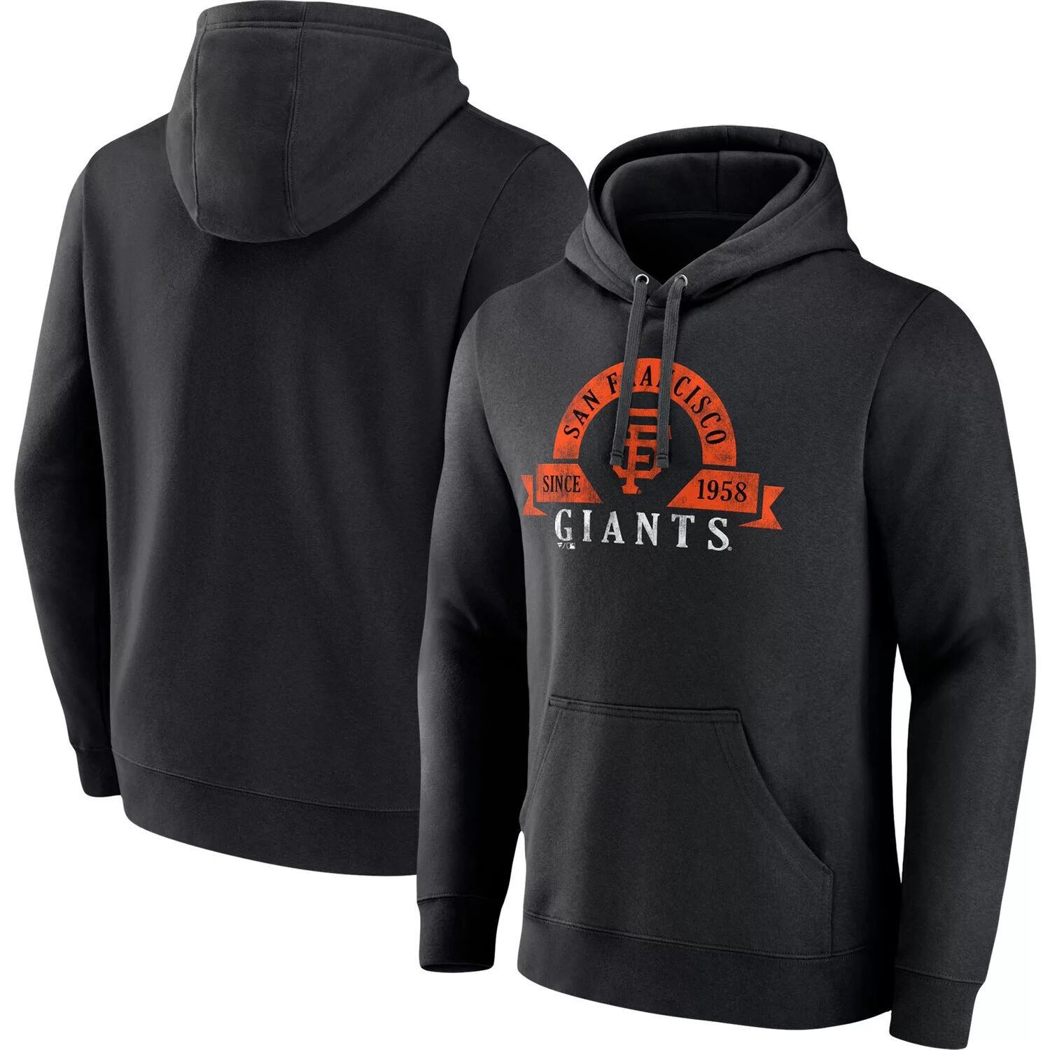 Мужской черный пуловер с капюшоном с логотипом San Francisco Giants Big & Tall Fanatics
Мужской черный пуловер с капюшоном с логотипом San Francisco Giants Big & Tall Fanatics