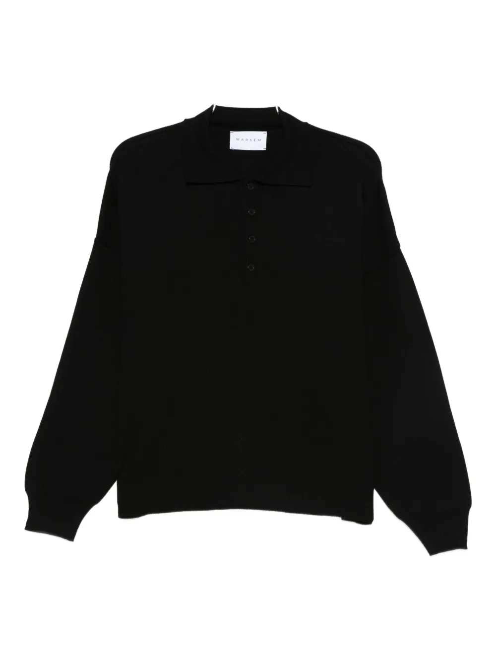 Трикотажная рубашка поло с длинными рукавами Marsem, черный
Трикотажная рубашка поло с длинными рукавами Marsem, черный