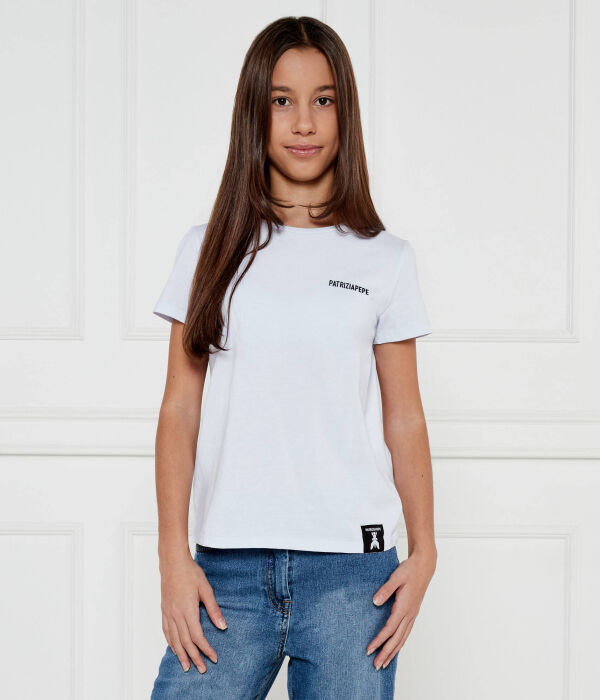 Футболка Patrizia Pepe Regular Fit, голубой 
Футболка Patrizia Pepe Regular Fit, голубой