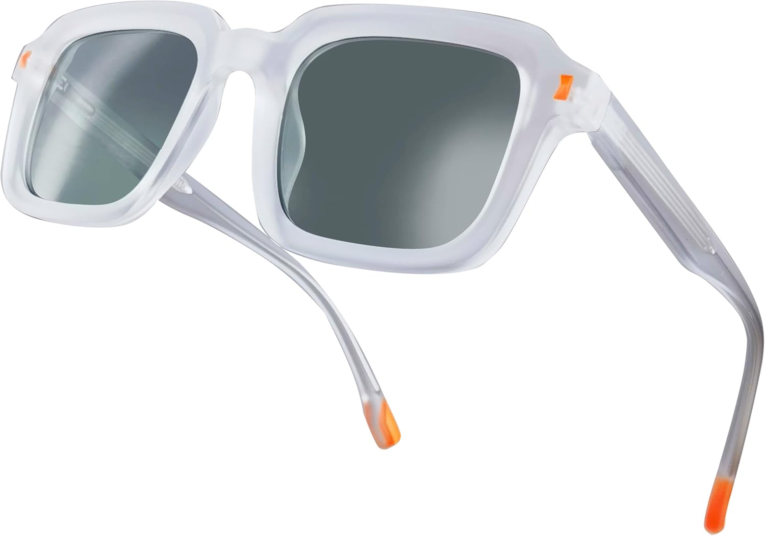 Крутые прямоугольные поляризованные солнцезащитные очки для женщин и мужчин в стиле ретро с оправой из искусственного ацетата и металлическим креплением. Квадратные солнцезащитные очки COOLSOME, Transparent White
Крутые прямоугольные поляризованные солнцезащитные очки для женщин и мужчин в стиле ретро с оправой из искусственного ацетата и металлическим креплением. Квадратные солнцезащитные очки COOLSOME, Transparent White