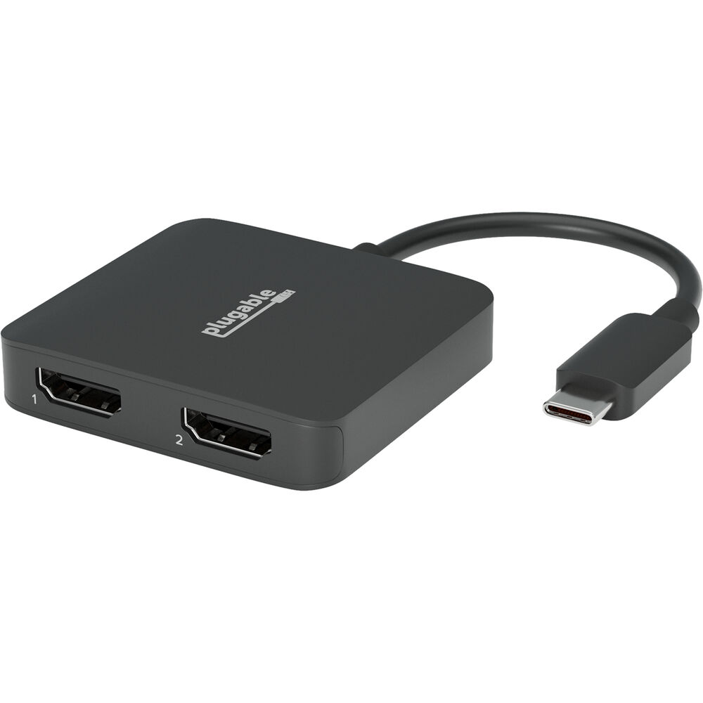 Plugable USB-C to Dual 4K HDMI MST Display Adapter USBC-MSTH2
Plugable USB-C to Dual 4K HDMI MST Display Adapter USBC-MSTH2