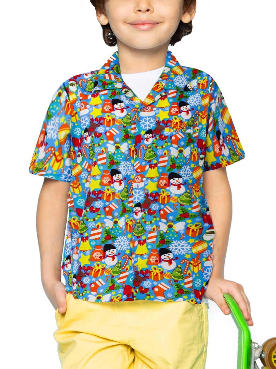 Рубашка на пуговицах классического кроя King Kameha Christmas Allover, Mixed Colors
Рубашка на пуговицах классического кроя King Kameha Christmas Allover, Mixed Colors