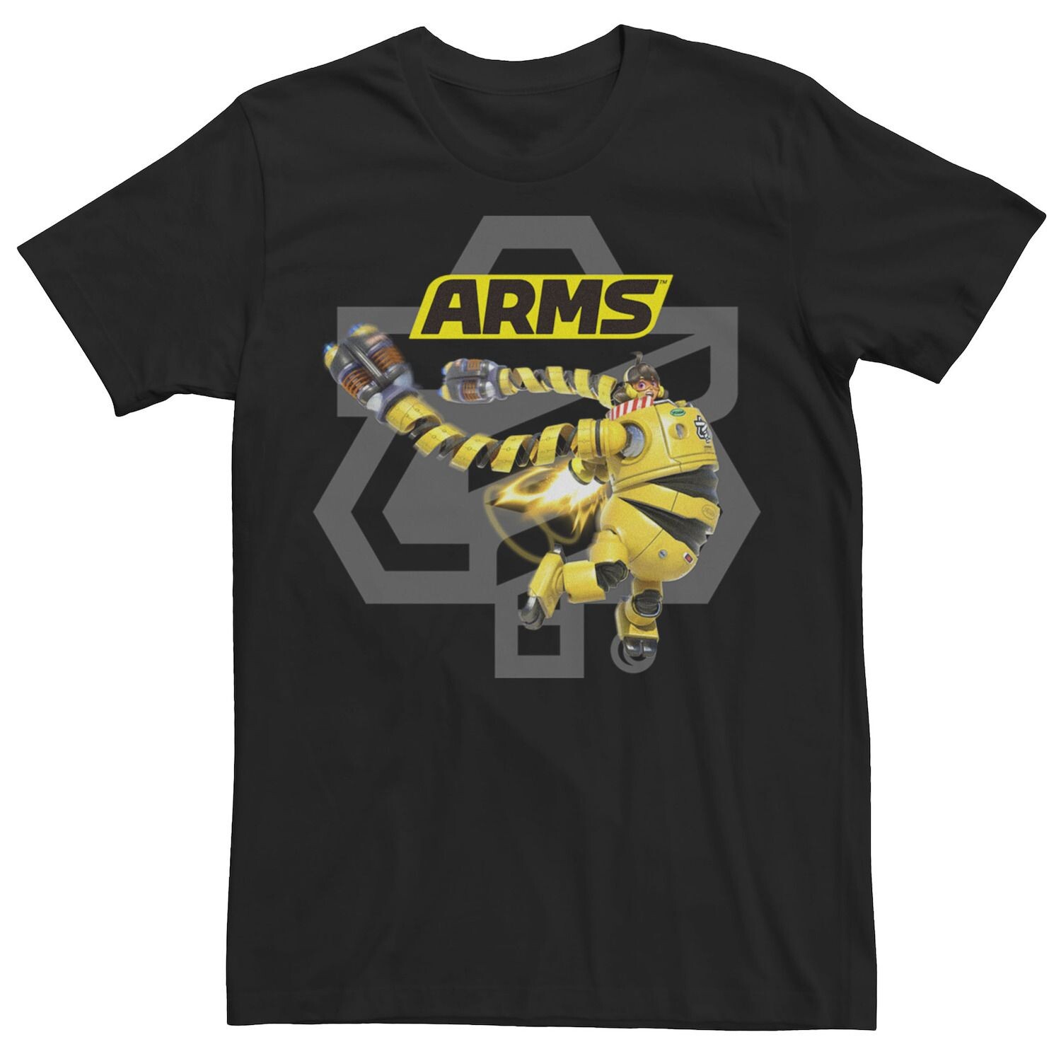 Мужская футболка с логотипом Arms Mechanica и графическим рисунком Licensed Character 
Мужская футболка с логотипом Arms Mechanica и графическим рисунком Licensed Character