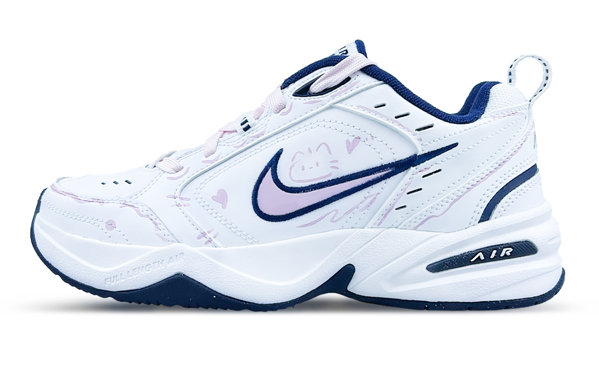 Nike Кроссовки Air Monarch 4 Breathable Moisture Wicking Coverage Low top Chunky Unisex White Pink Blue
Nike Кроссовки Air Monarch 4 Breathable Moisture Wicking Coverage Low top Chunky Unisex White Pink Blue