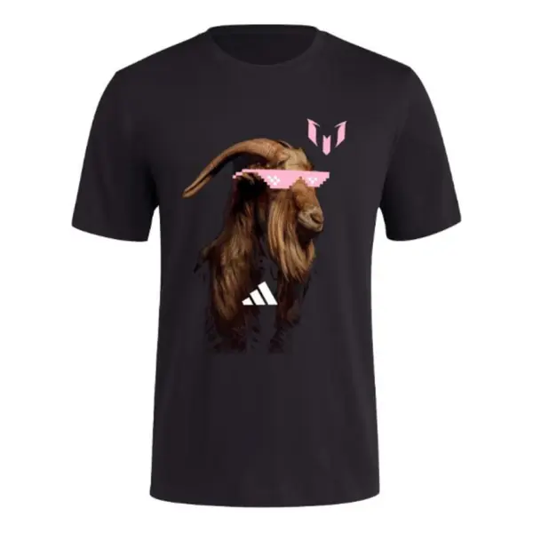 Футболка с рисунком солнечной козы Adidas, черный
Футболка с рисунком солнечной козы Adidas, черный