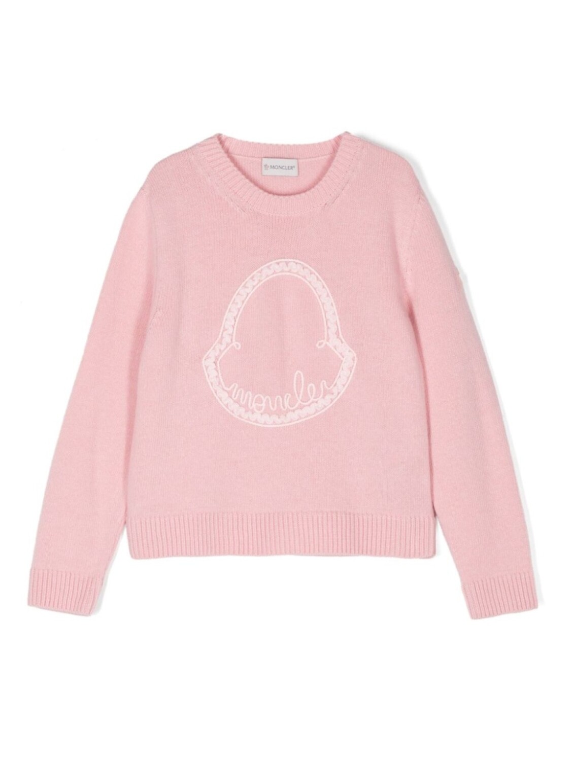 Moncler Enfant джемпер из смеси натуральной шерсти и кашемира с вышитым логотипом, розовый
Moncler Enfant джемпер из смеси натуральной шерсти и кашемира с вышитым логотипом, розовый