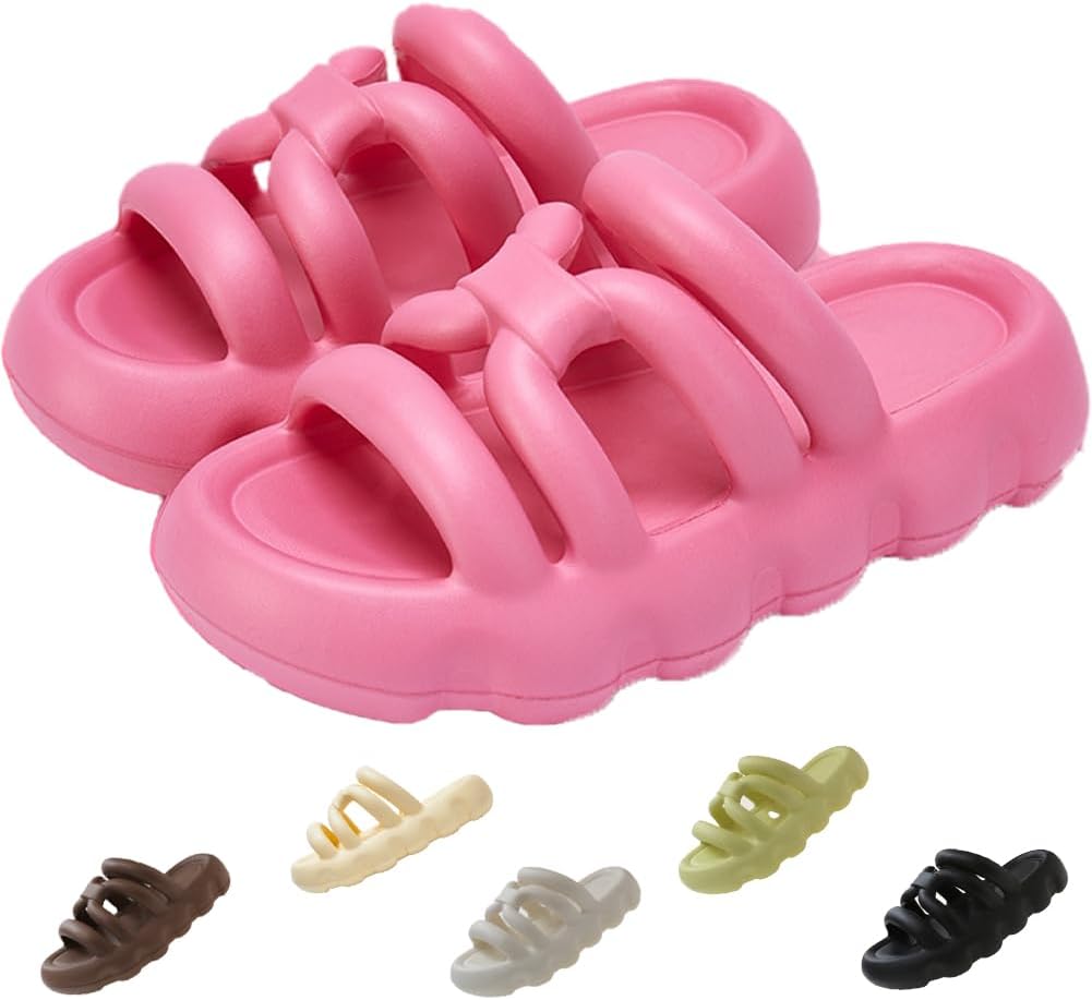 Домашние тапочки VSIUEXI Cloud Slippers для женщин и мужчин, Нескользящие быстросохнущие сандалии для душа, Толстая подошва, Для дома и улицы, розовый
Домашние тапочки VSIUEXI Cloud Slippers для женщин и мужчин, Нескользящие быстросохнущие сандалии для душа, Толстая подошва, Для дома и улицы, розовый
