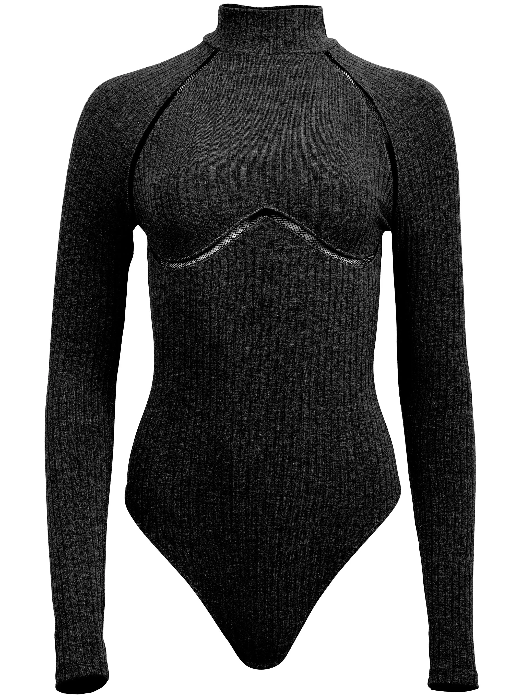 Боди в рубчик Fleur Du Mal, черный
Боди в рубчик Fleur Du Mal, черный