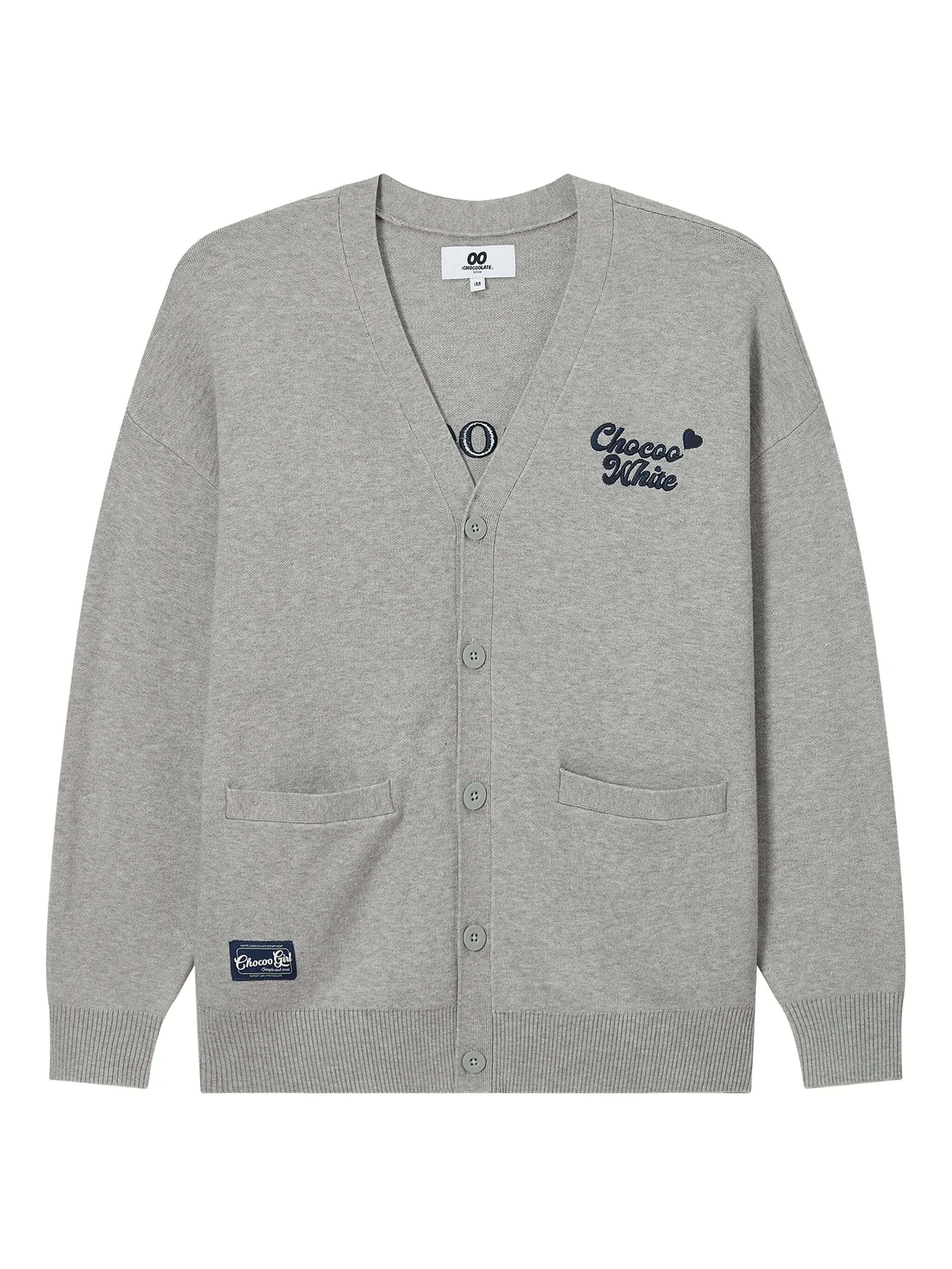 Кардиган с вышивкой Chocoolate, серый
Кардиган с вышивкой Chocoolate, серый