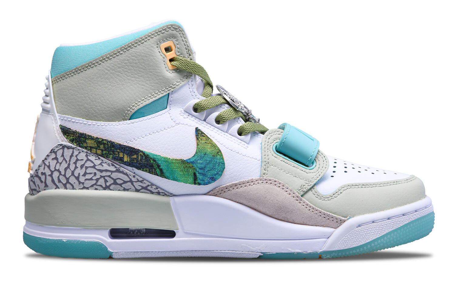Баскетбольные кроссовки Legacy 312 Vintage для мужчин с высоким верхом, белый/зеленый Jordan
Баскетбольные кроссовки Legacy 312 Vintage для мужчин с высоким верхом, белый/зеленый Jordan