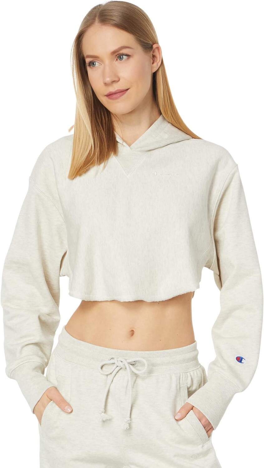 Худи Champion Reverse Weave French Terry Crop Curve Hem Hoodie, цвет Oatmeal Heather
Худи Champion Reverse Weave French Terry Crop Curve Hem Hoodie, цвет Oatmeal Heather