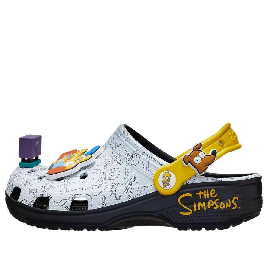 Сандалии Crocs x The Simpsons Classic Clog 'Intro Sequence', белый 
Сандалии Crocs x The Simpsons Classic Clog 'Intro Sequence', белый