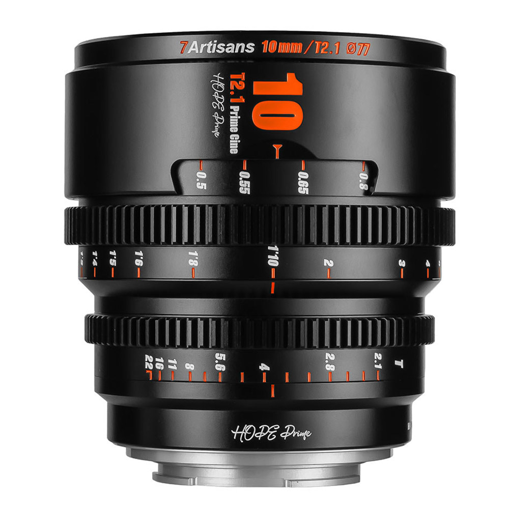 Кинообъектив 7Artisans Hope 10mm T2.1 S35 Cine Lens, Sony E Mount, черный
Кинообъектив 7Artisans Hope 10mm T2.1 S35 Cine Lens, Sony E Mount, черный