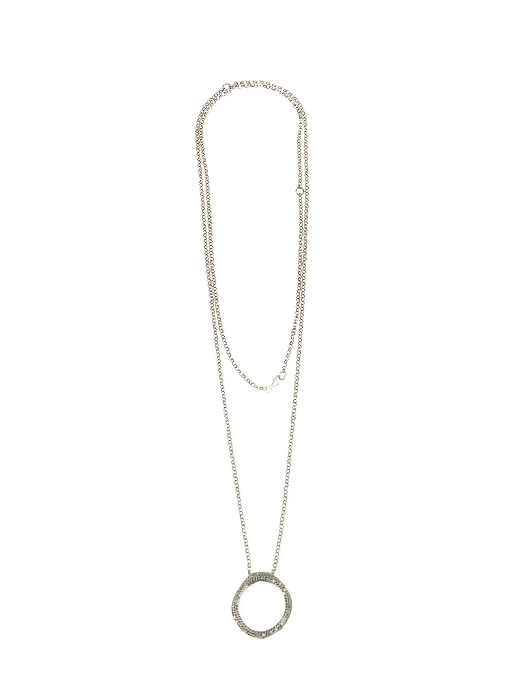 Колье с круглой подвеской Rosa Maria, серебяный 
Колье с круглой подвеской Rosa Maria, серебяный