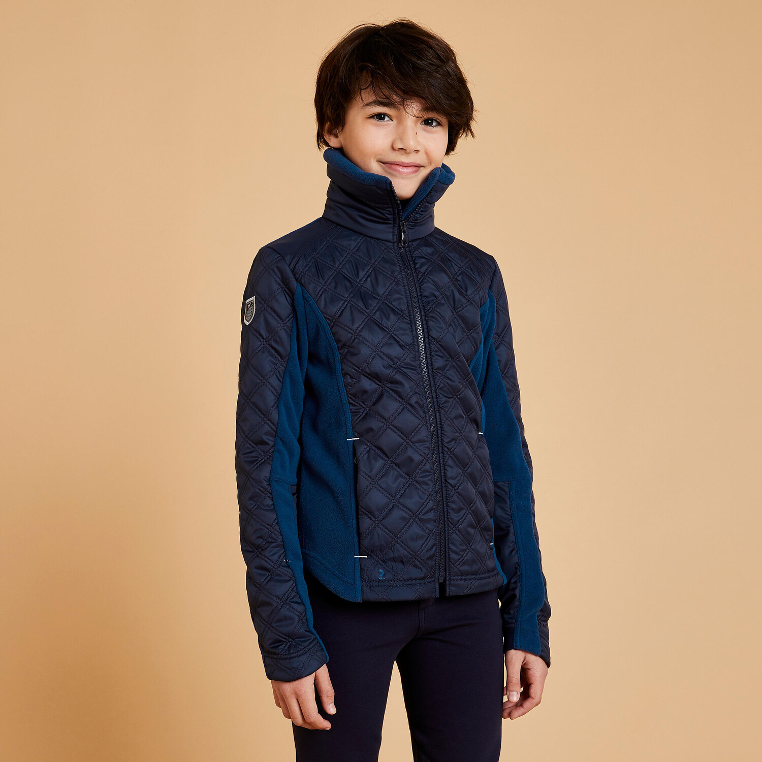 Толстовка Fouganza 100 Warm стеганая флисовая детская, темно-синий
Толстовка Fouganza 100 Warm стеганая флисовая детская, темно-синий