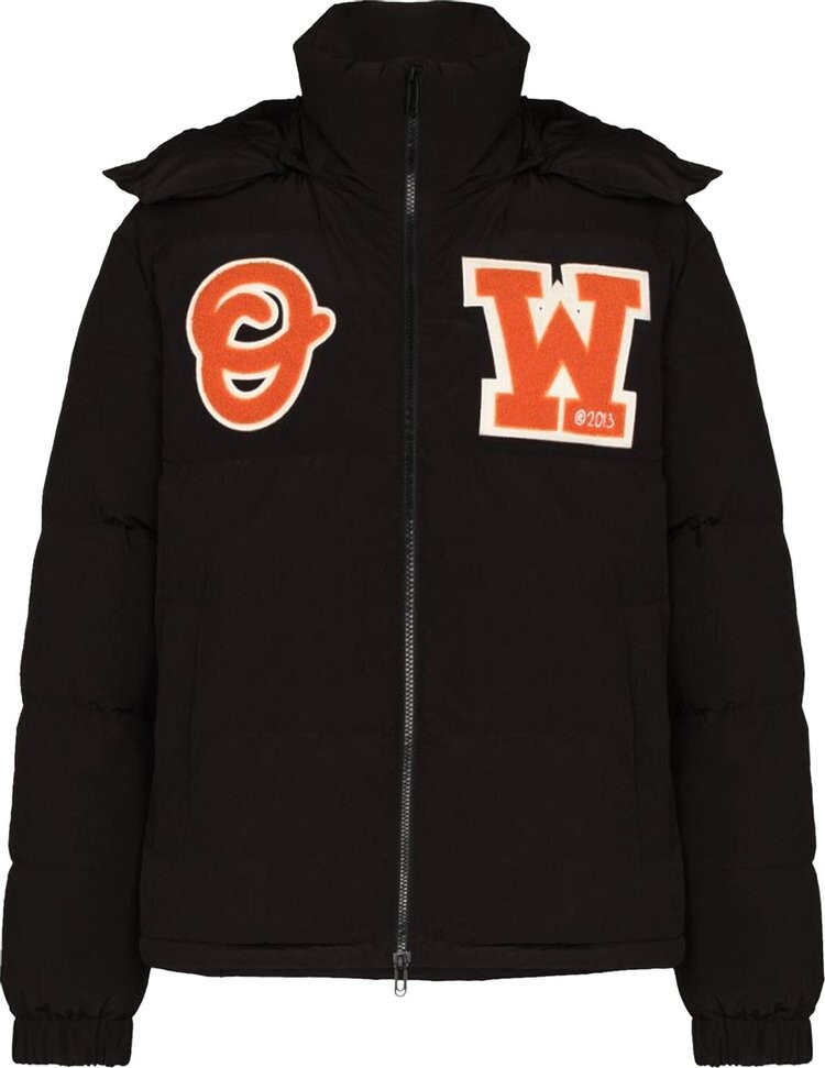 Пуховик Off-White Patch Puffer 'Black/Orange', черный
Пуховик Off-White Patch Puffer 'Black/Orange', черный