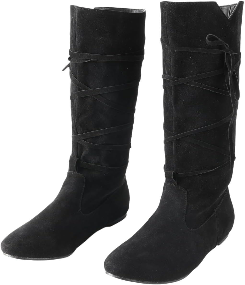 Мужские ботинки среднего голенища на шнуровке в винтажном стиле для сцены, пирата или викинга, средневековые косплейные западные ботинки на шнуровке, хэллоуинские ботинки с манжетой Ciyasheh, черный
Мужские ботинки среднего голенища на шнуровке в винтажном стиле для сцены, пирата или викинга, средневековые косплейные западные ботинки на шнуровке, хэллоуинские ботинки с манжетой Ciyasheh, черный