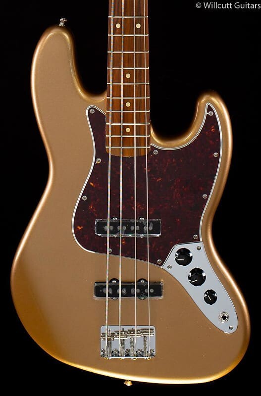 Бас-гитара Fender Vintera '60s Jazz Bass Firemist Gold — MX19030263-9.31 lbs
Бас-гитара Fender Vintera '60s Jazz Bass Firemist Gold — MX19030263-9.31 lbs
