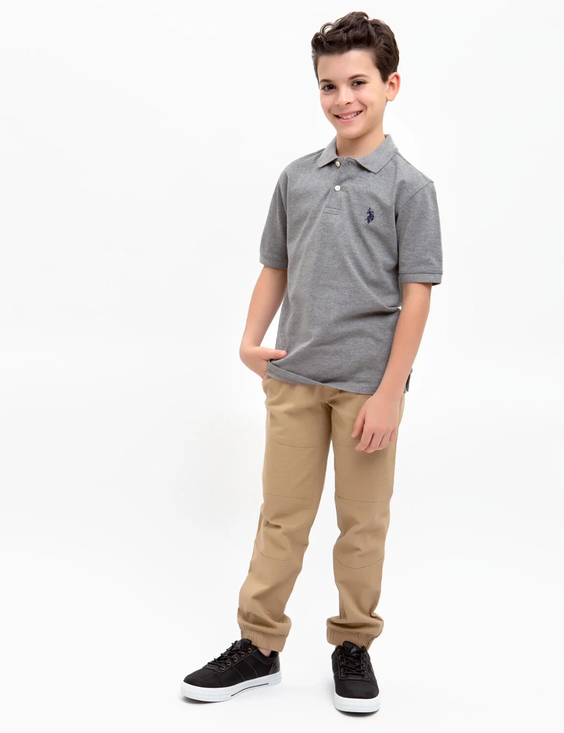 Футболка поло U.S. Polo Assn. Boys Solid Pique, серый
Футболка поло U.S. Polo Assn. Boys Solid Pique, серый