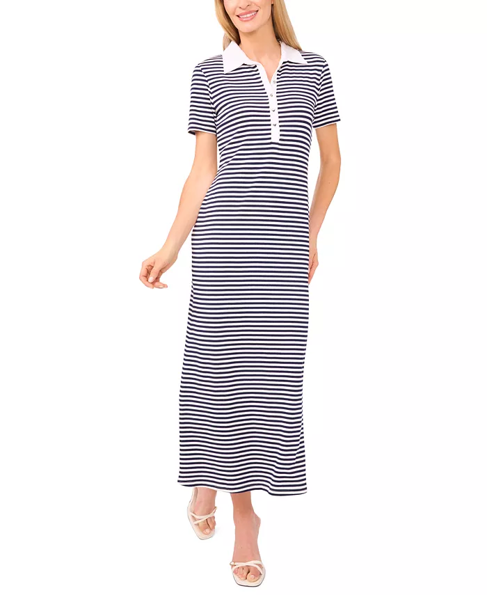 Женское платье-рубашка макси-поло CeCe, мультиколор
Женское платье-рубашка макси-поло CeCe, мультиколор