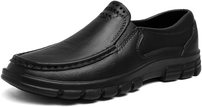 Мужские лоферы, устойчивые к маслу и воде - нескользящие обувь для шеф-повара для работы на кухне Hhhchpm, черный
Мужские лоферы, устойчивые к маслу и воде - нескользящие обувь для шеф-повара для работы на кухне Hhhchpm, черный