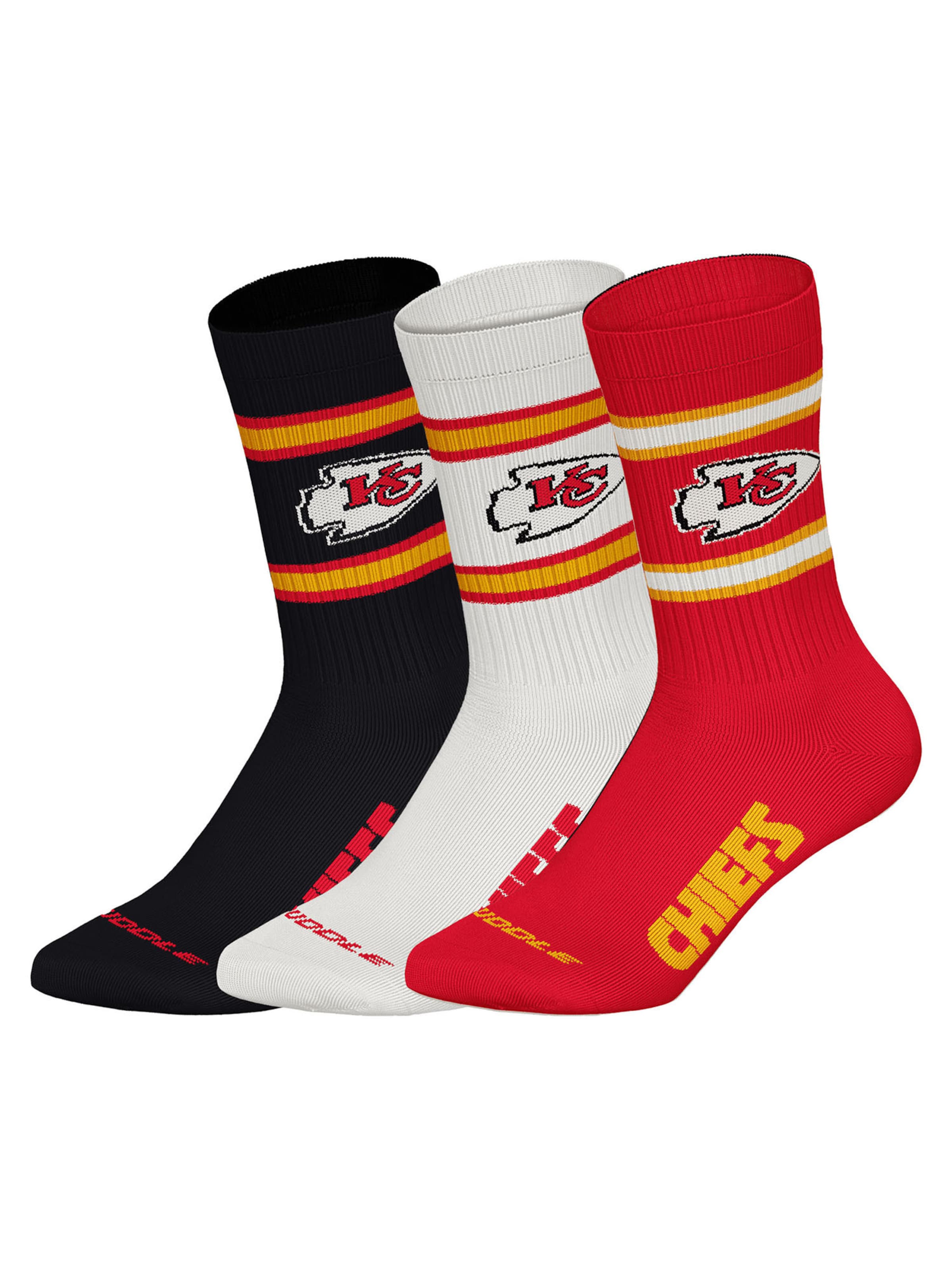 Huddle Носки 'NFL Kansas City Chiefs Crew' в красном, черном, белом цвете
Huddle Носки 'NFL Kansas City Chiefs Crew' в красном, черном, белом цвете