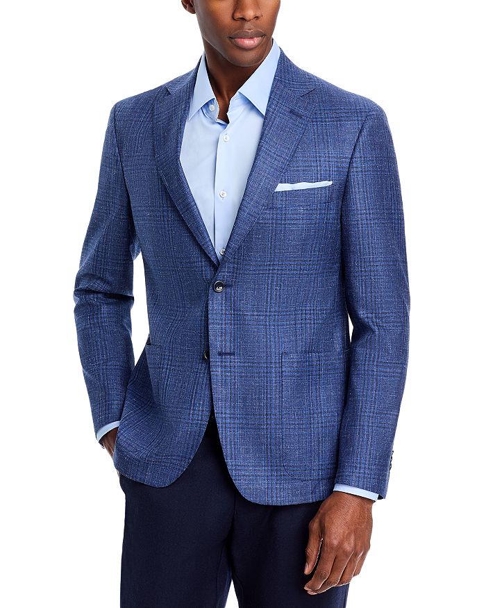 Клетчатое спортивное пальто стандартного кроя без структуры The Men's Store at Bloomingdale's, синий
Клетчатое спортивное пальто стандартного кроя без структуры The Men's Store at Bloomingdale's, синий