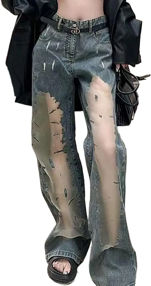 Джинсы женские gothic american street patchwork printed, retro slim fit straight leg NCDUANSAN
Джинсы женские gothic american street patchwork printed, retro slim fit straight leg NCDUANSAN
