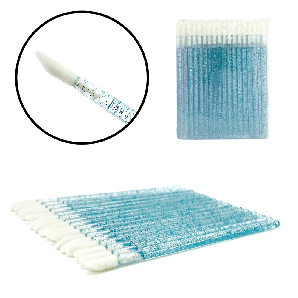 ForMe, Велюровые аппликаторы для блесток в упаковке, синие, 50 шт
ForMe, Велюровые аппликаторы для блесток в упаковке, синие, 50 шт