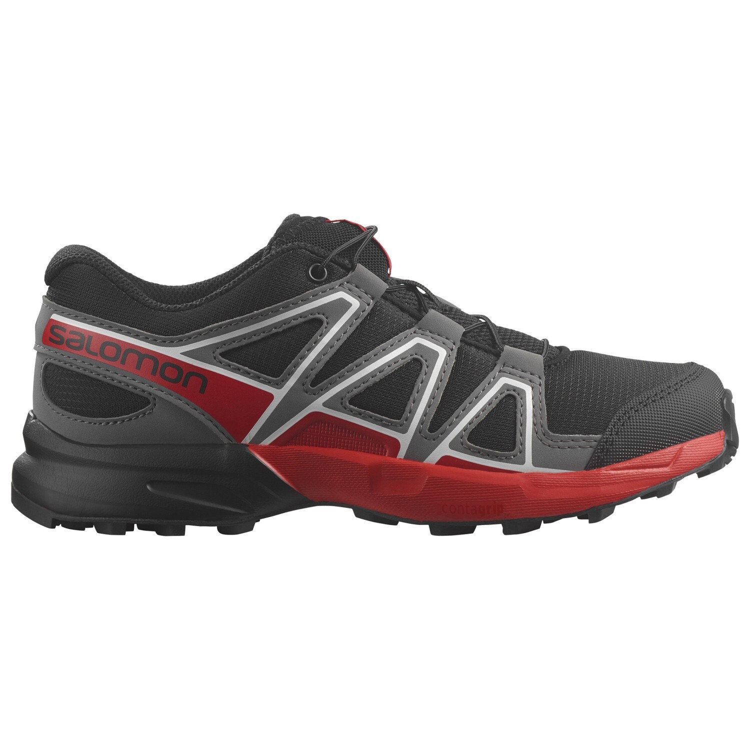 Кроссовки для бега по пересеченной местности Salomon Kid's Speedcross, цвет Black/Quiet Shade/High Risk Red
Кроссовки для бега по пересеченной местности Salomon Kid's Speedcross, цвет Black/Quiet Shade/High Risk Red