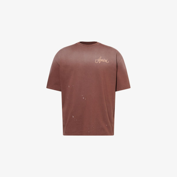 Футболка Amiri Design Studio с вышивкой, коричневый
Футболка Amiri Design Studio с вышивкой, коричневый
