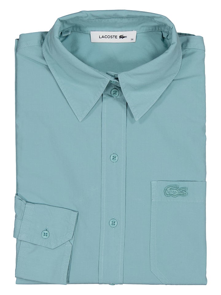 Lacoste Бирюзовая рубашка
Lacoste Бирюзовая рубашка