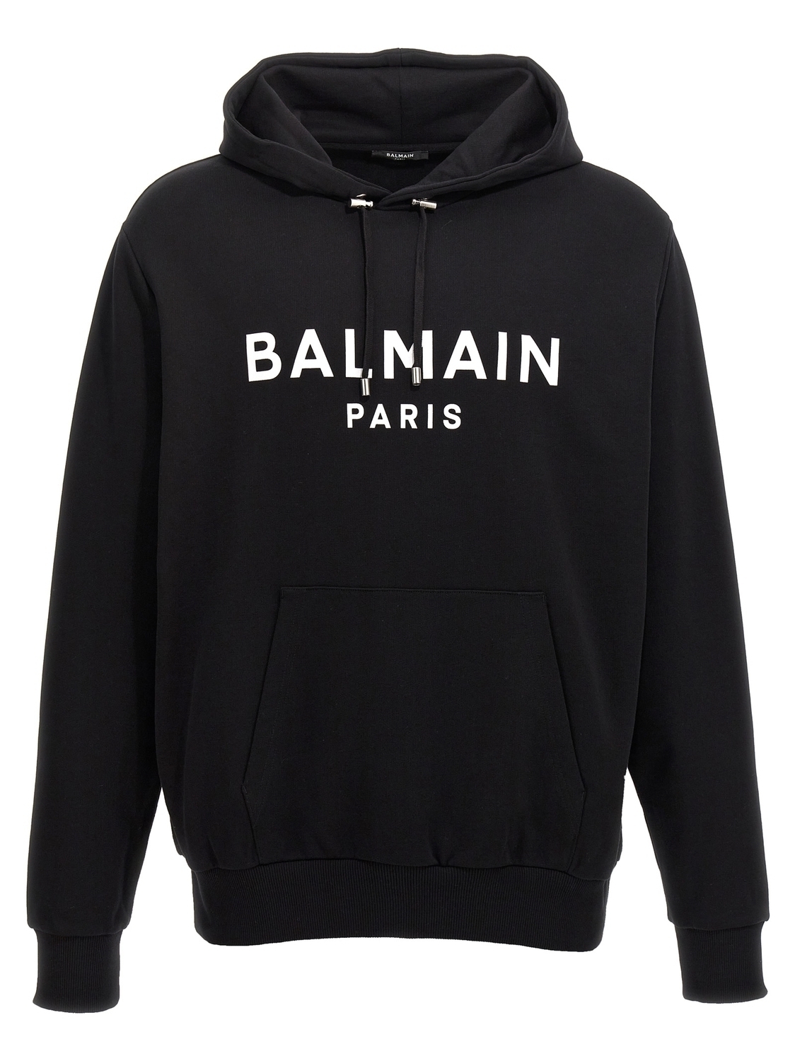 Худи с принтом логотипа BALMAIN, белый/черный
Худи с принтом логотипа BALMAIN, белый/черный